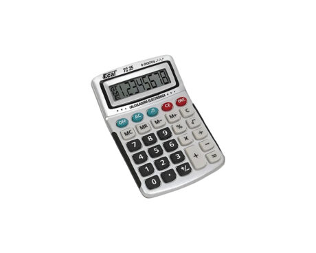 CALCULADORAS ECAL TC25 8 DIG MED.