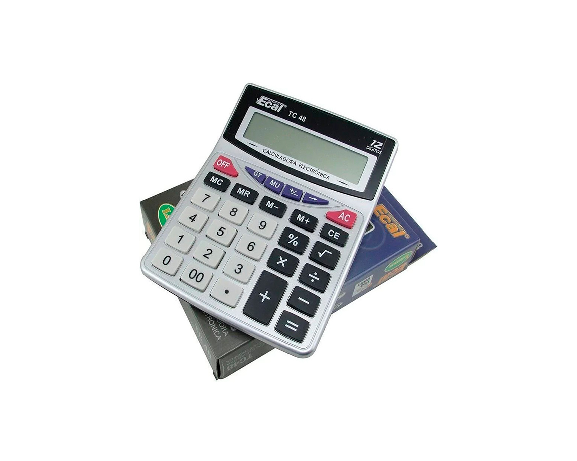 CALCULADORAS ECAL TC48 12 DIG GDE