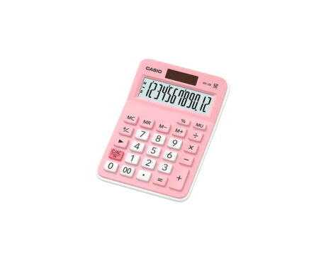 CALCULADORAS CASIO MX12B 12 DIG ESCR. ROSA