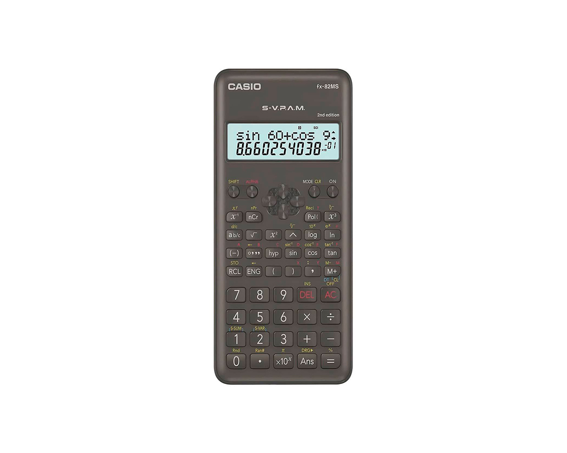 CALCULADORAS CASIO FX-82MS  CIENT 240 FUNC