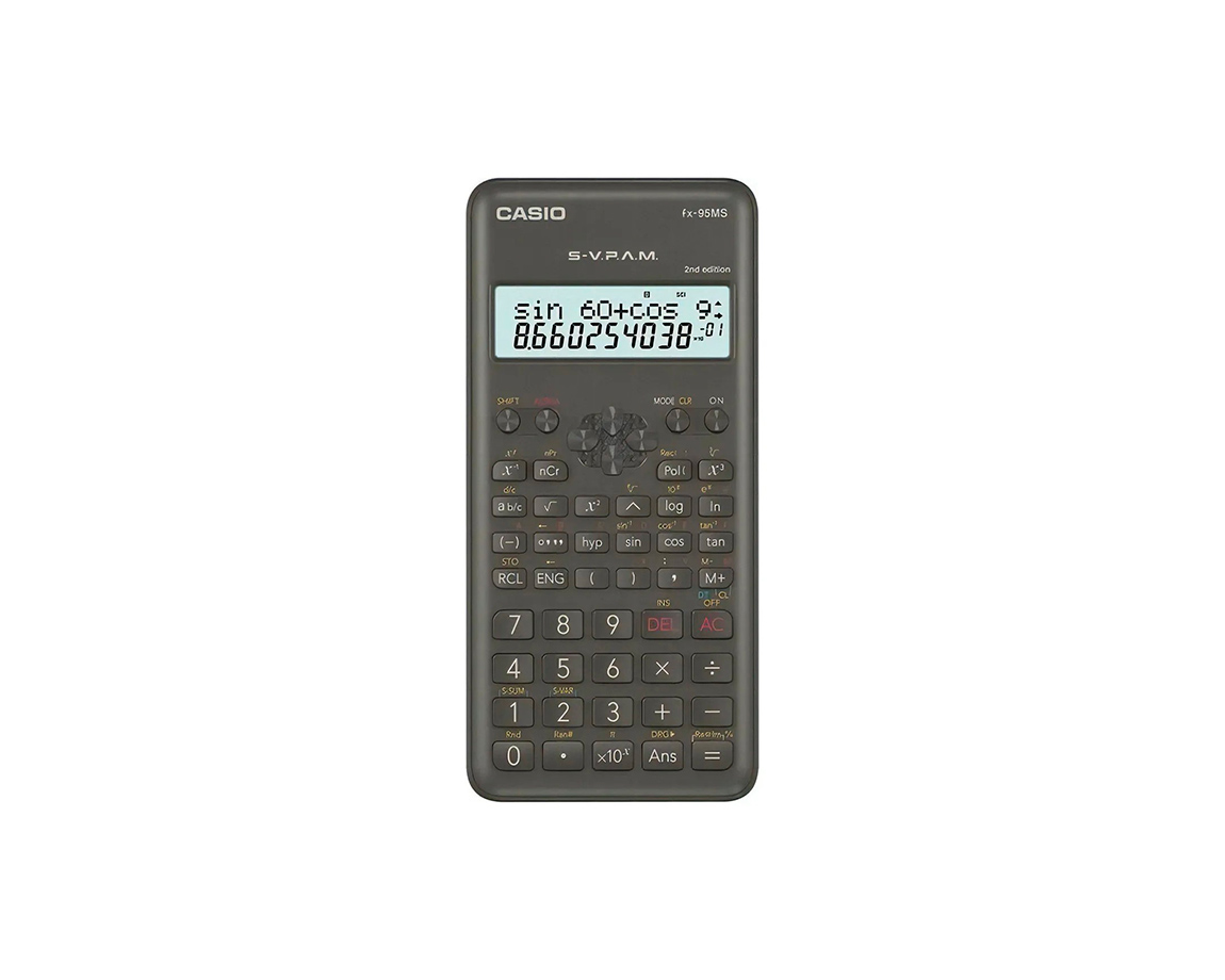 CALCULADORAS CASIO FX-95MS CIENT 244 FUNC.