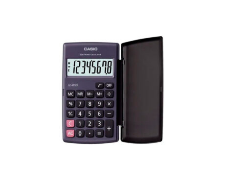 CALCULADORAS CASIO LC401LV BOLSILLO 8 DIG. BLANCA