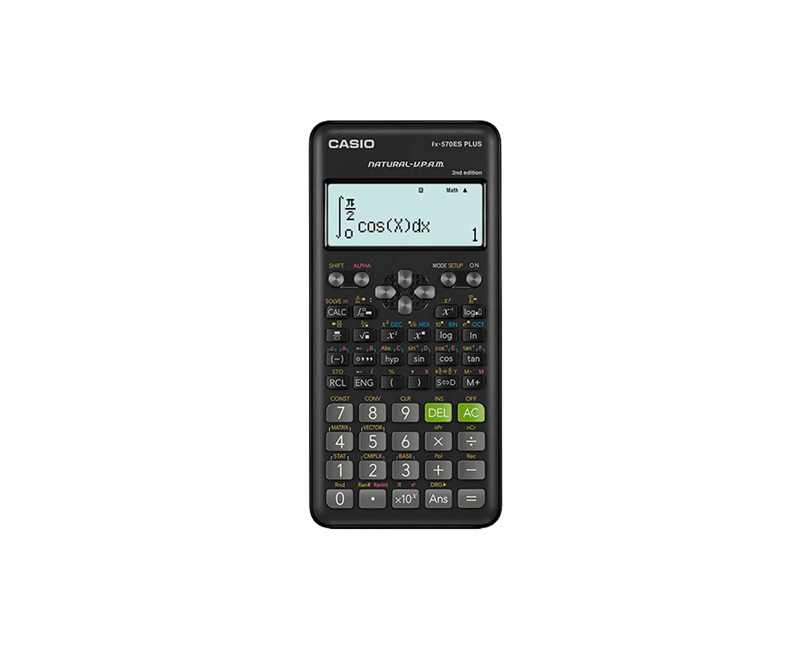 CALCULADORAS CASIO FX-570ES PLUS CIENT 417 FUNC. CEL
