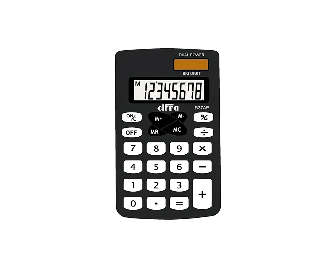 CALCULADORAS CIFRA B37  8 DIG BLISTER