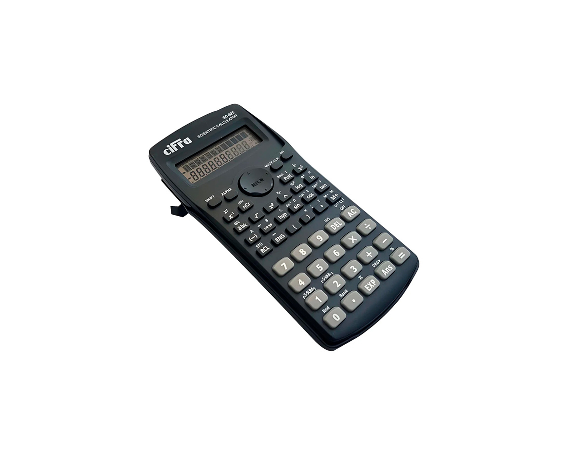 CALCULADORAS CIFRA SC820 CIENTIFICA NEGRA
