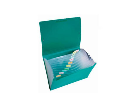 CARPETA LAMA OFFICE EF202 CLASIFICADOR A4 VERDE
