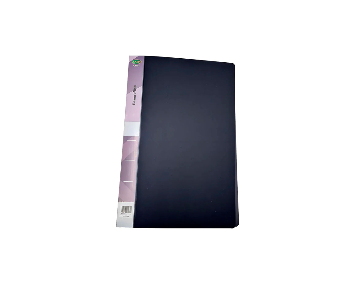 CARPETA LAMA OFFICE FM60F OFICIO 60 FOLIOS NEGRO