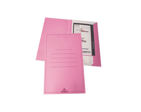 CARPETA CONGRESO CART CARATULA A4 ROSA 170G x100U