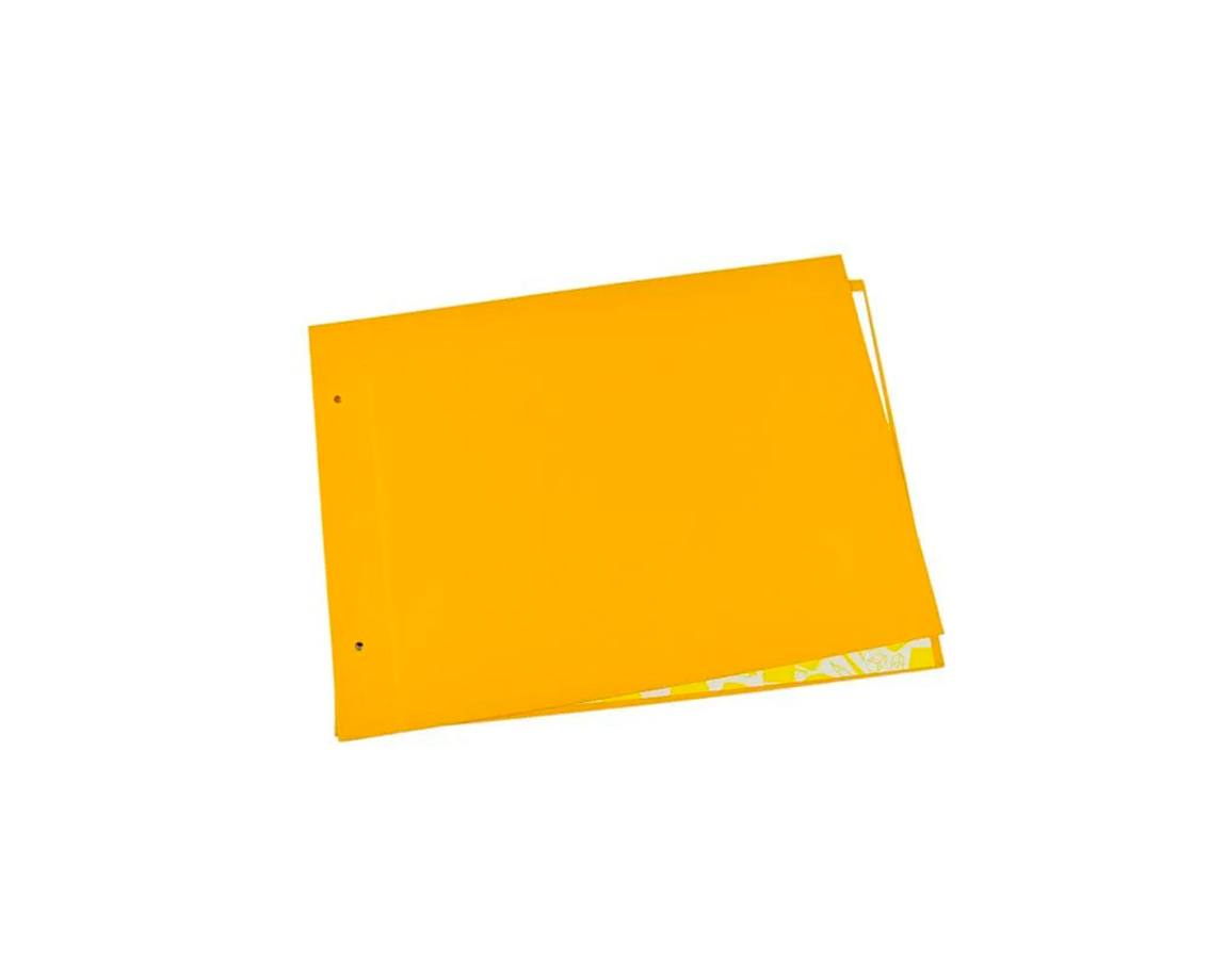 CARPETA UO 2951 Nro 5 FORRADA NARANJA