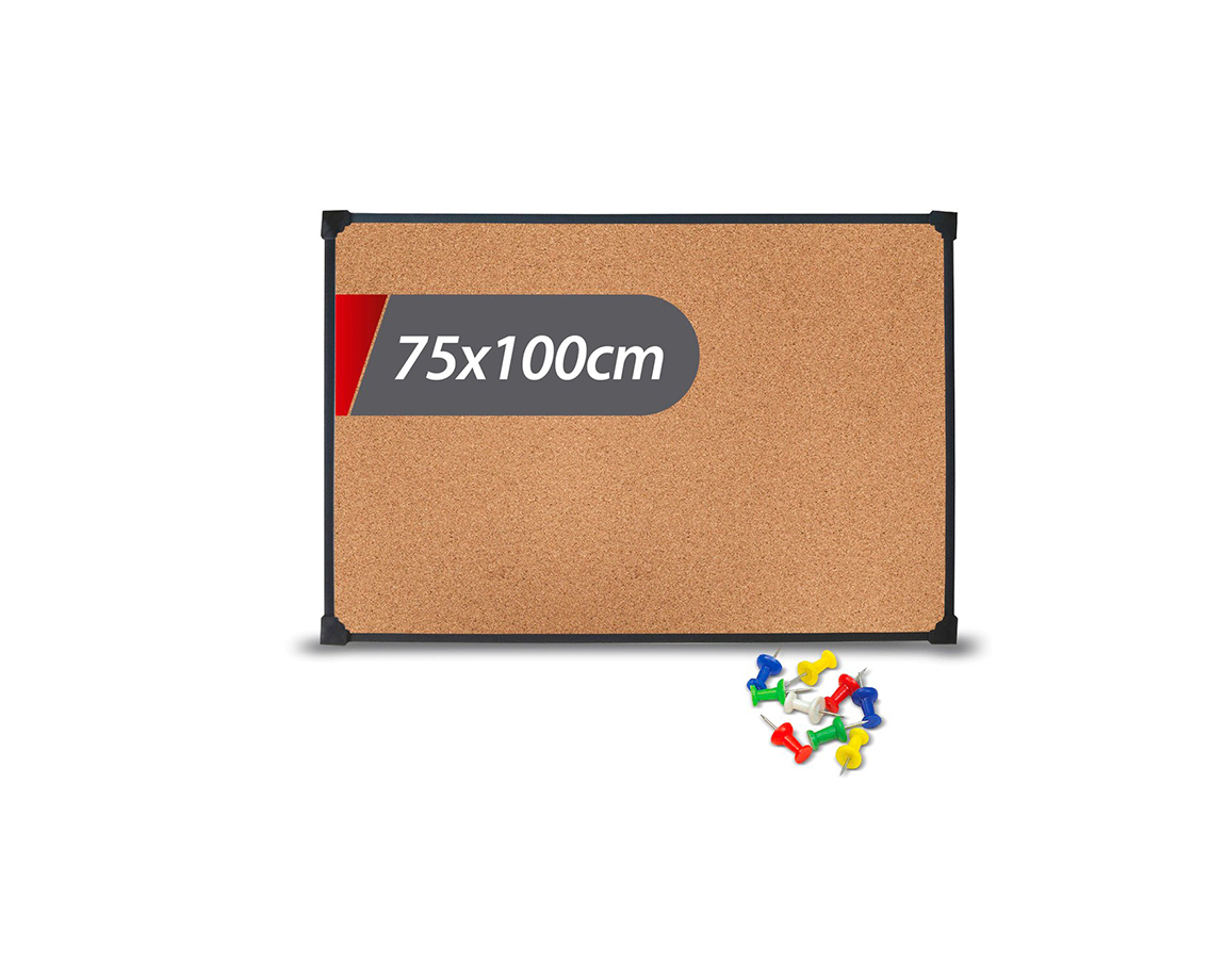 CARTELERA APXER CORCHO 75x100 13mm B/ALUMINIO