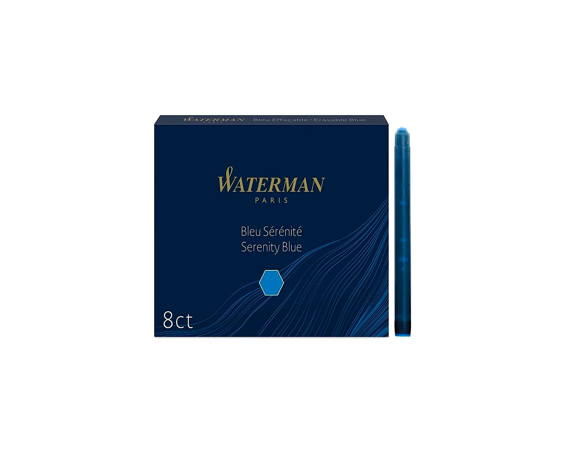CARTUCHO WATERMAN x 8 UNID. AZUL S0110860