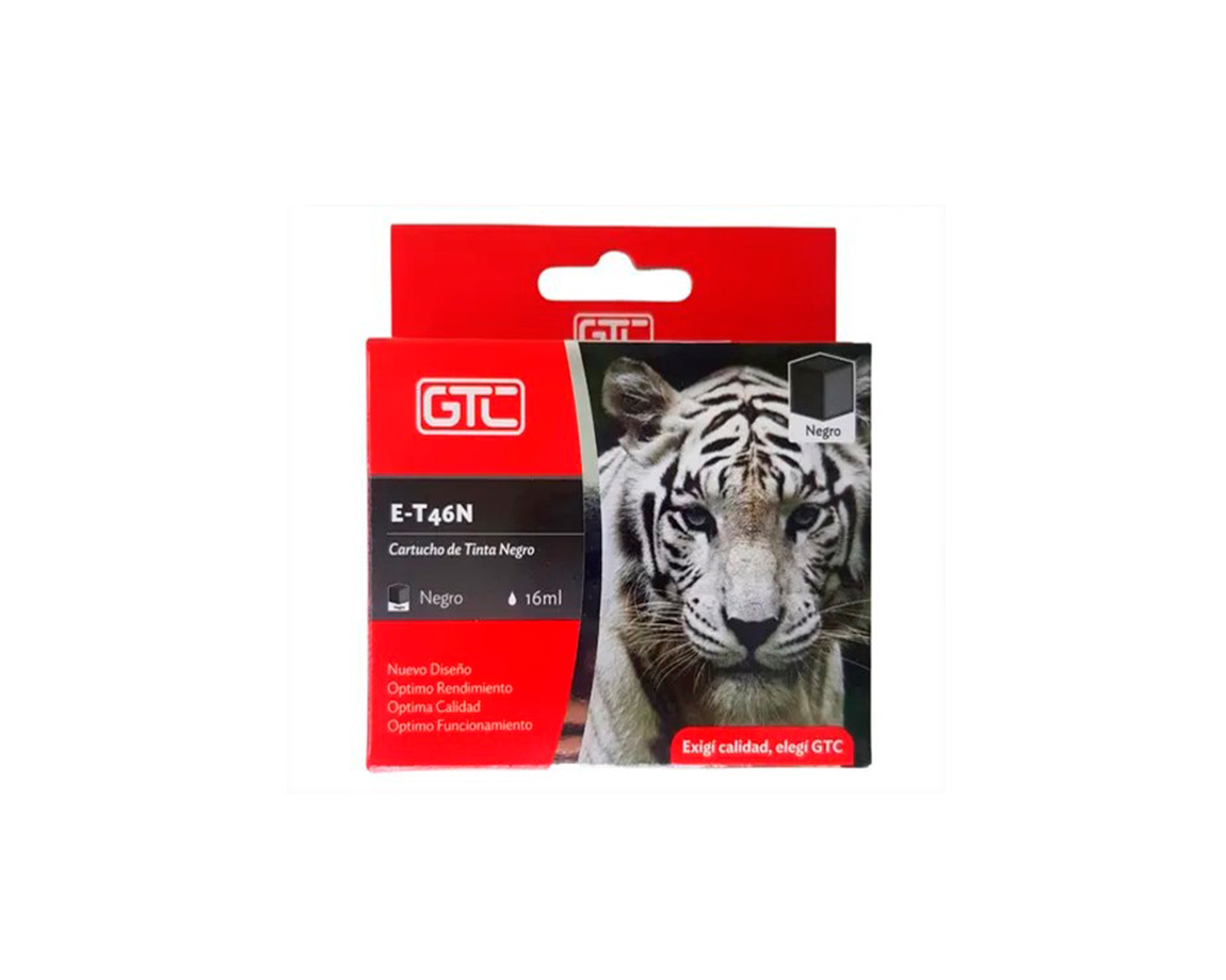 CARTUCHO GTC T  46 NEGRO P/EPSON C63