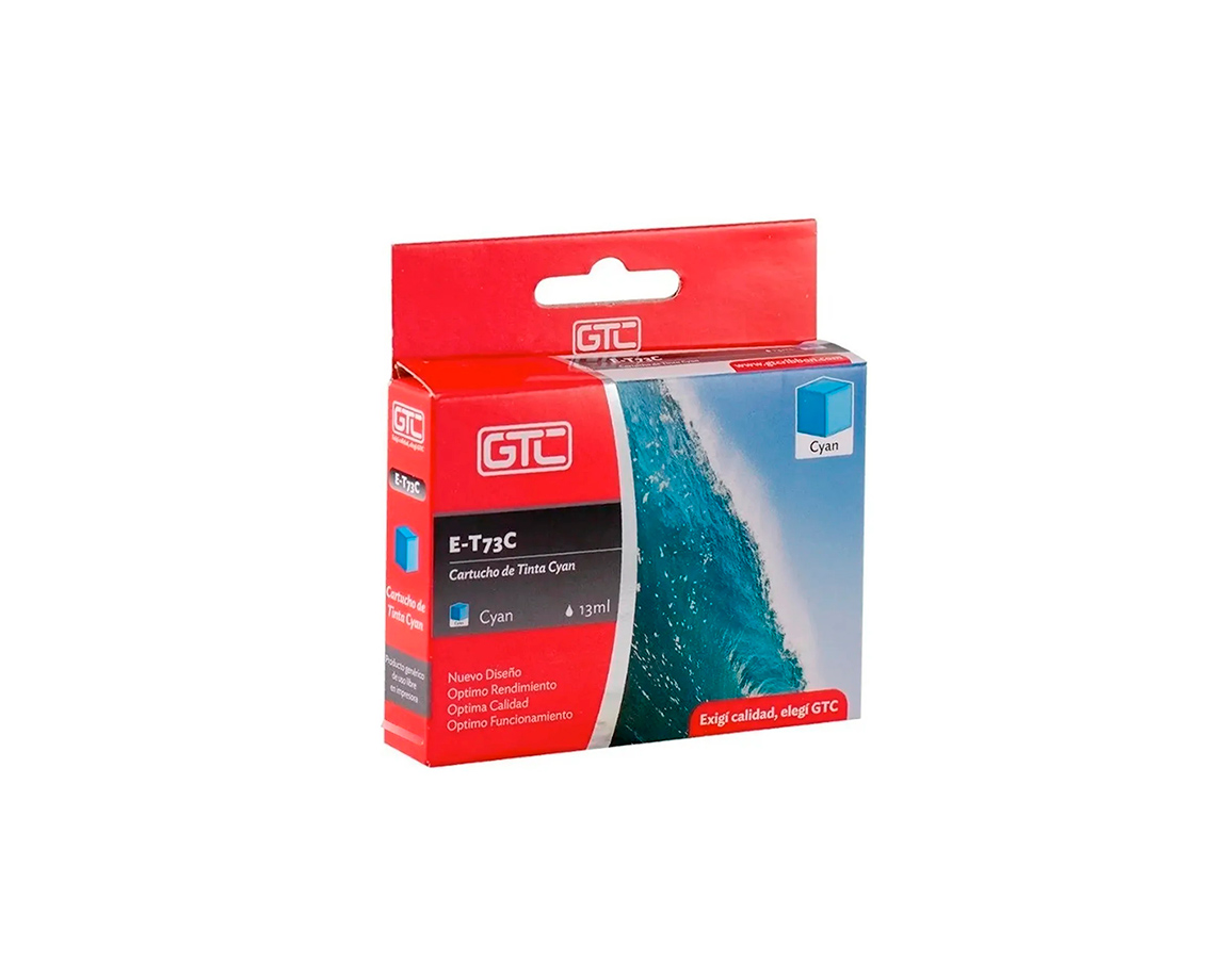 CARTUCHO GTC T  73 EPSON CYAN  C79/3900/4900