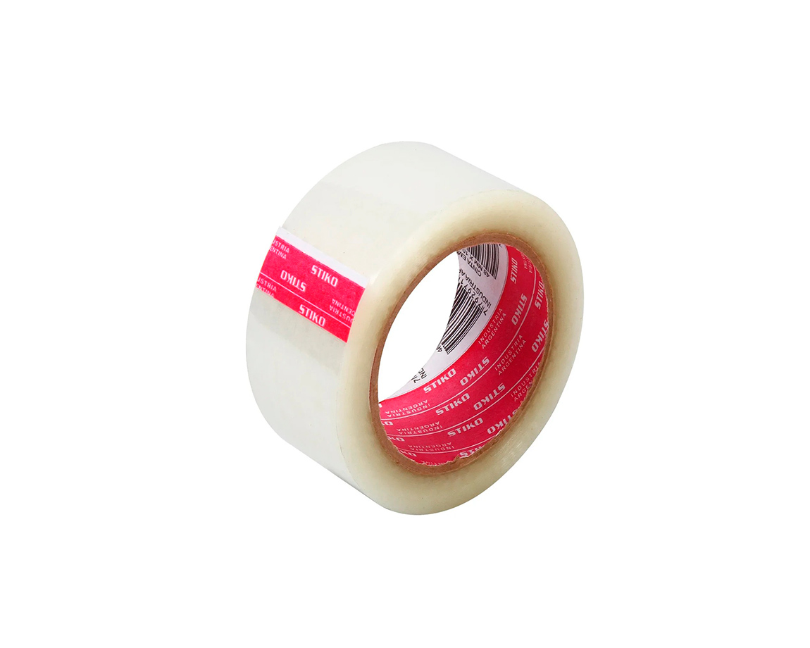 CINTA EMBALAR STIKO 48x50 mts TRANSPARENTE