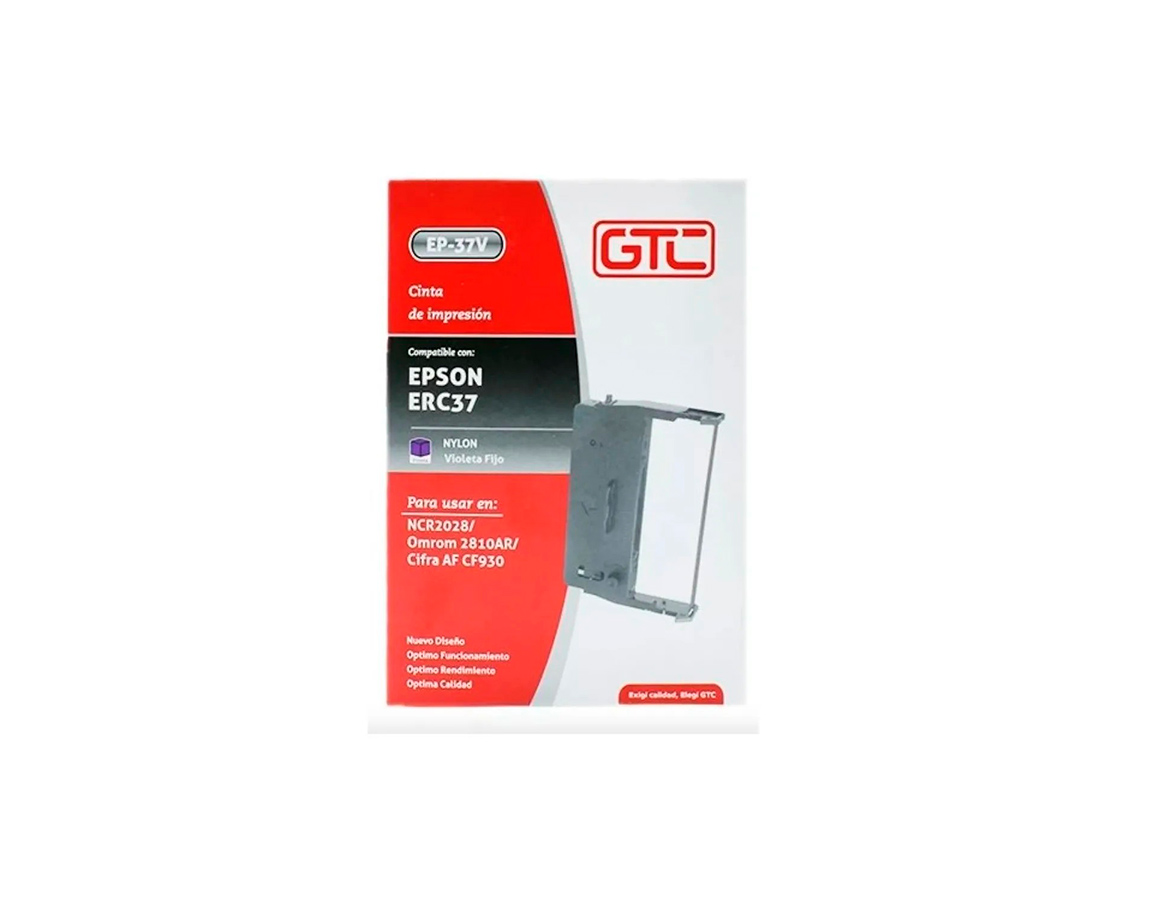 CINTA MAQ GTC EPSON ERC-37 NYLON VIOLETA