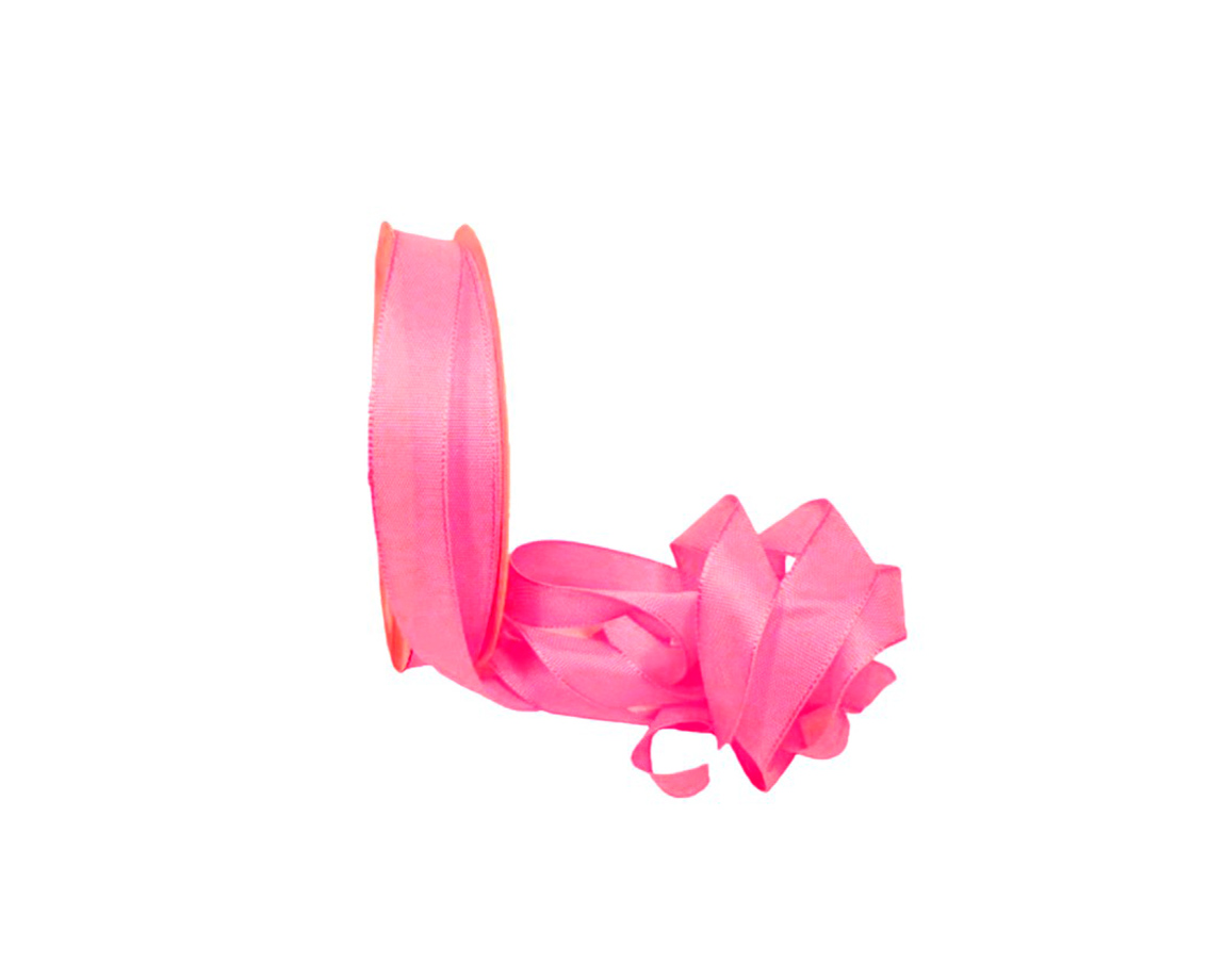 CINTA RASO ARISTE Nro 2  12mm x10 MTS FUCSIA DOBLE FAZ