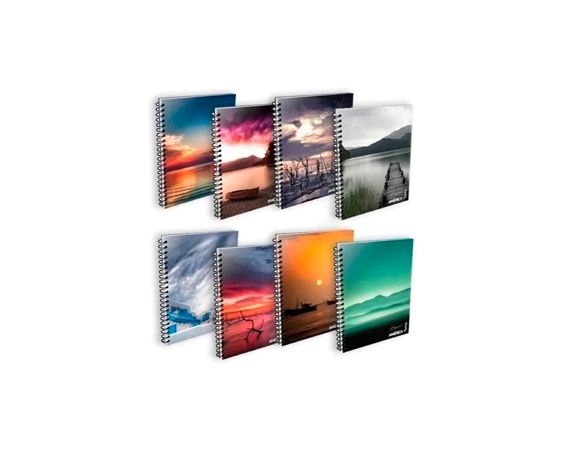 CUADERNO AMERICA 29.7 ESPIRAL 80 H = TERRA