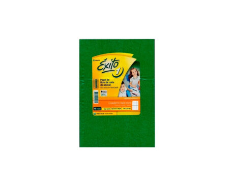 CUADERNO EXITO ARAÑA 48 H  # VERDE  (429378)