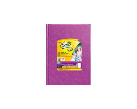 CUADERNO EXITO 19x24 E3 ARAÑA T/D. 48 H = LILA
