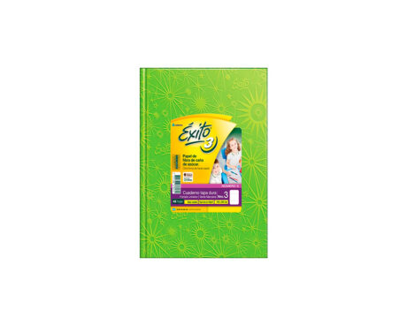 CUADERNO EXITO 19x24 E3 ARAÑA T/D. 48 H = VDE MANZANA