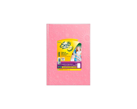 CUADERNO EXITO 19x24 E3 ARAÑA T/D. 100 H = ROSA