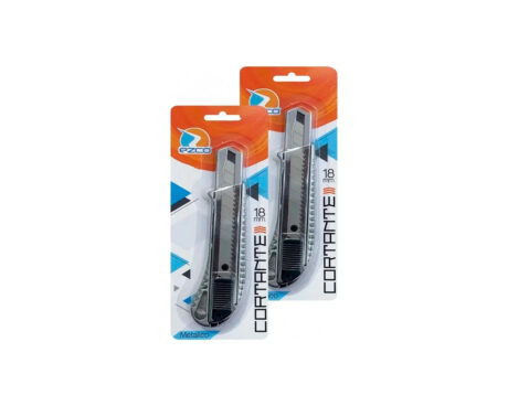 CUTTER EZCO METALICO 18 MM BLISTER