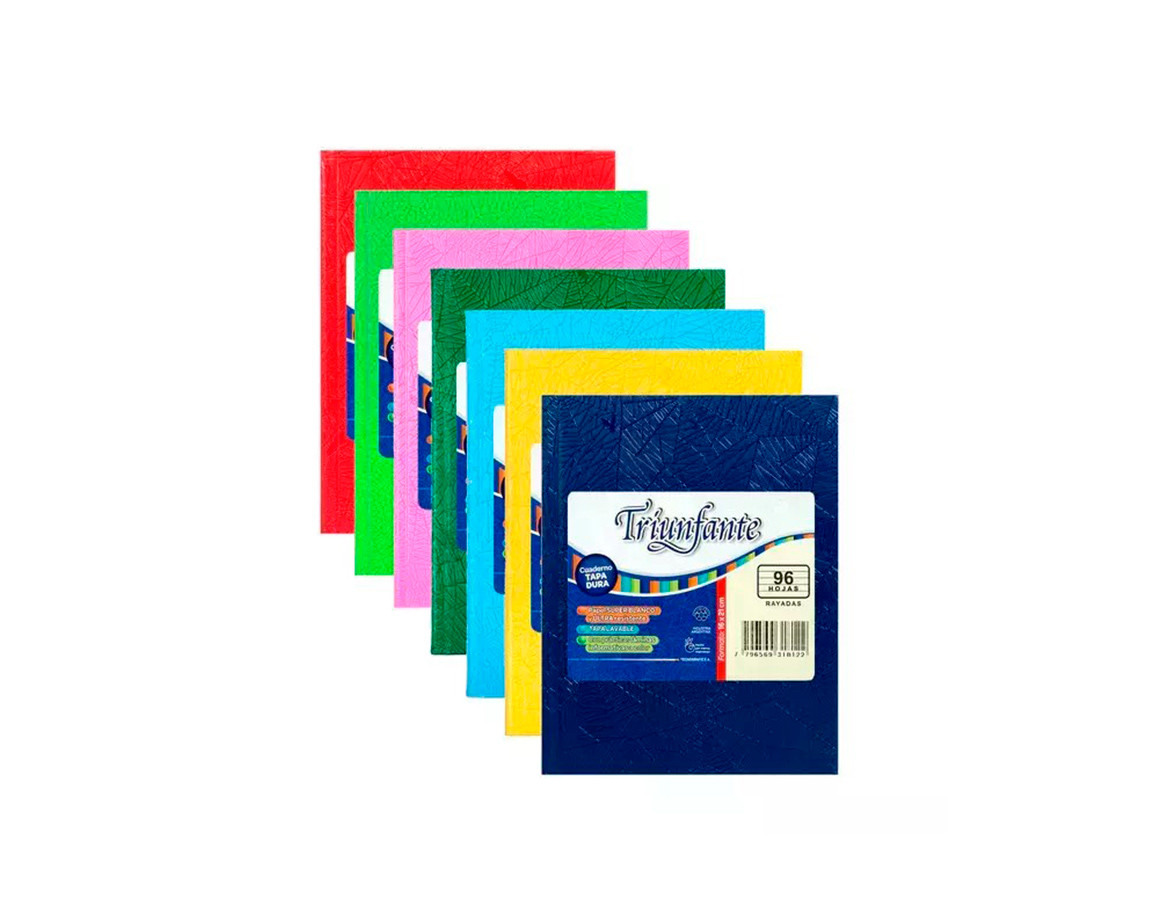 CUADERNO TRIUNFANTE INDICE 96 HJ T/F =