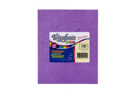 CUADERNO TRIUNFANTE 123 190x235 T/D 100 H = AR. LILA