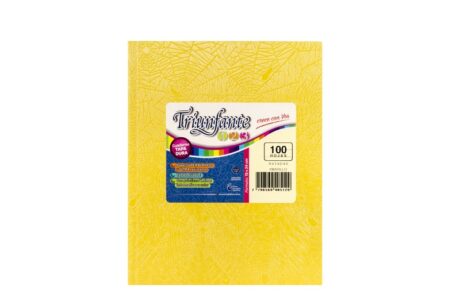 CUADERNO TRIUNFANTE 123 190x235 T/D 100 H = AR. AMARILLO