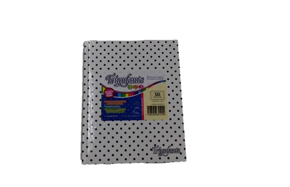 CUADERNO TRIUNFANTE 123 190x235 T/D 50 # GD LUN BLAN