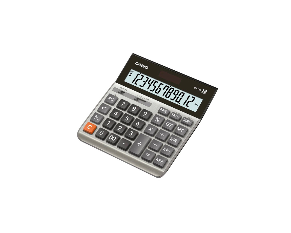 CALCULADORAS CASIO DH-120 12 DIG