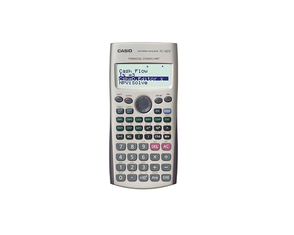 CALCULADORAS CASIO FC-100V FINANCIERA
