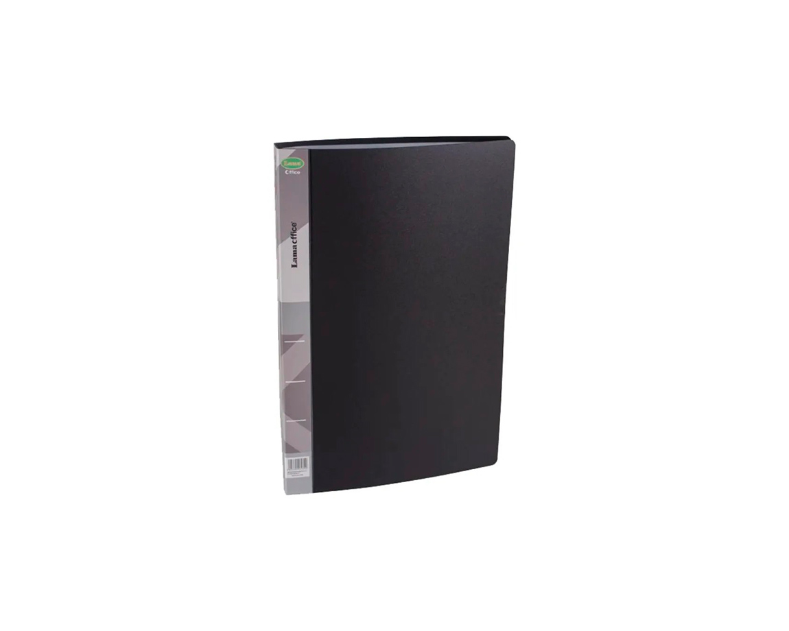 CARPETA LAMA OFFICE FM20 A4 20 FOLIOS NEGRO