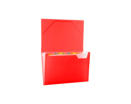 CARPETA LAMA OFFICE EF202 CLASIFICADOR A4 ROJO