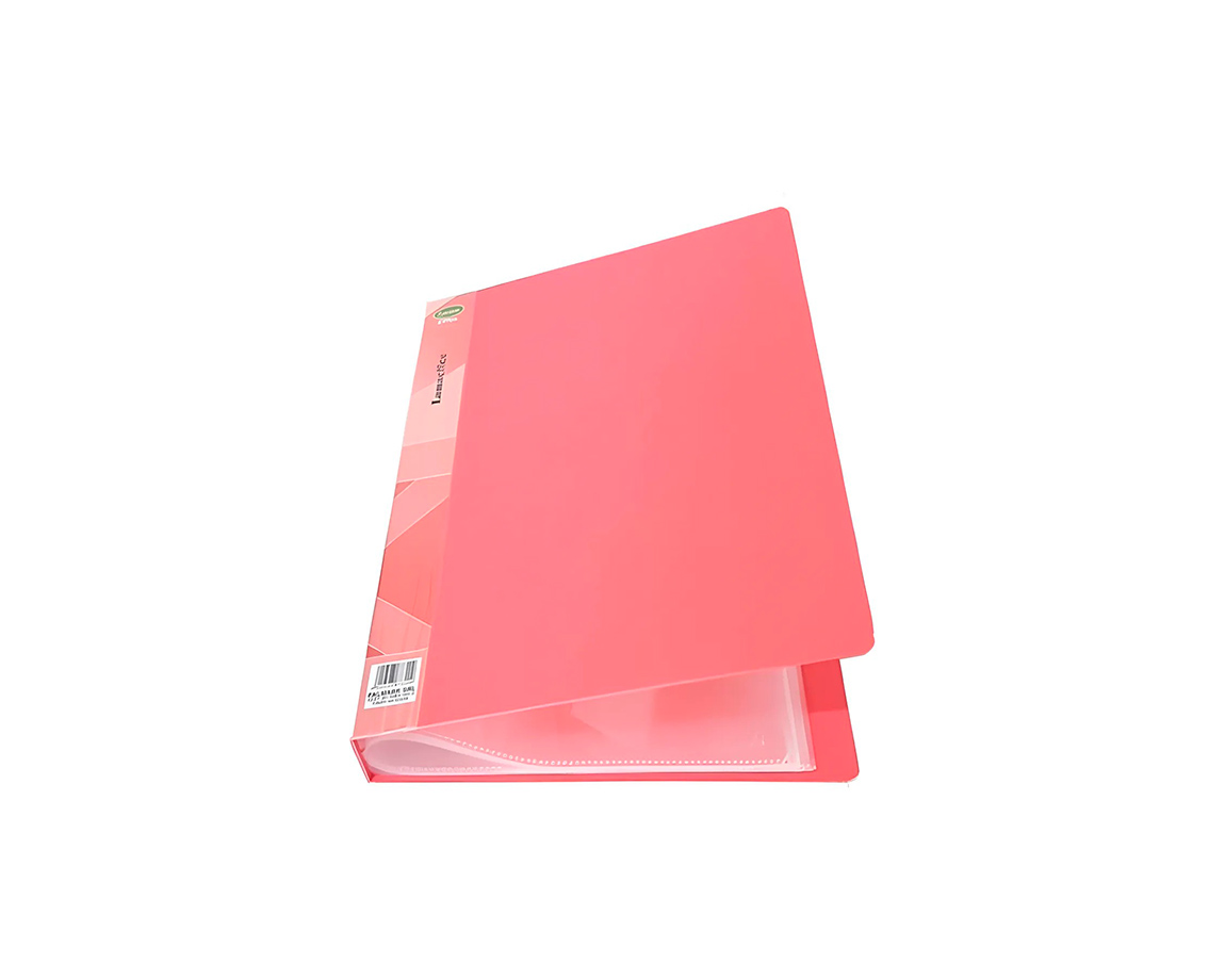 CARPETA LAMA OFFICE FM10 A4 10 FOLIOS ROJO