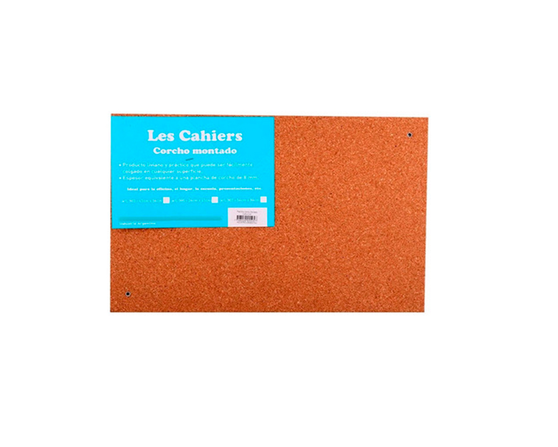 CARTELERA LES CAHIERS CORCHO 30 x 45