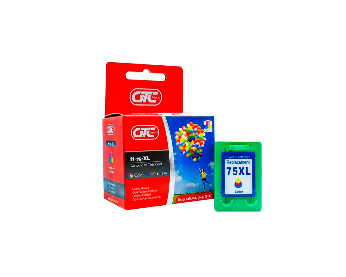 CARTUCHO GTC HP   75XL COLOR 14 ML