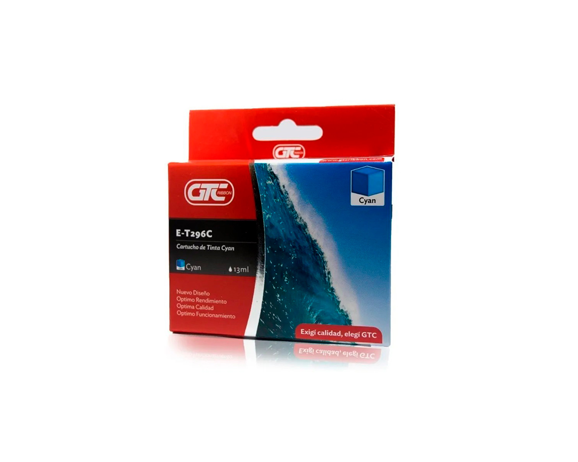 CARTUCHO GTC T296 CYAN XP-231/431