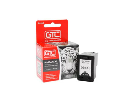 CARTUCHO GTC HP  664N XL NEGRO 1115/1118