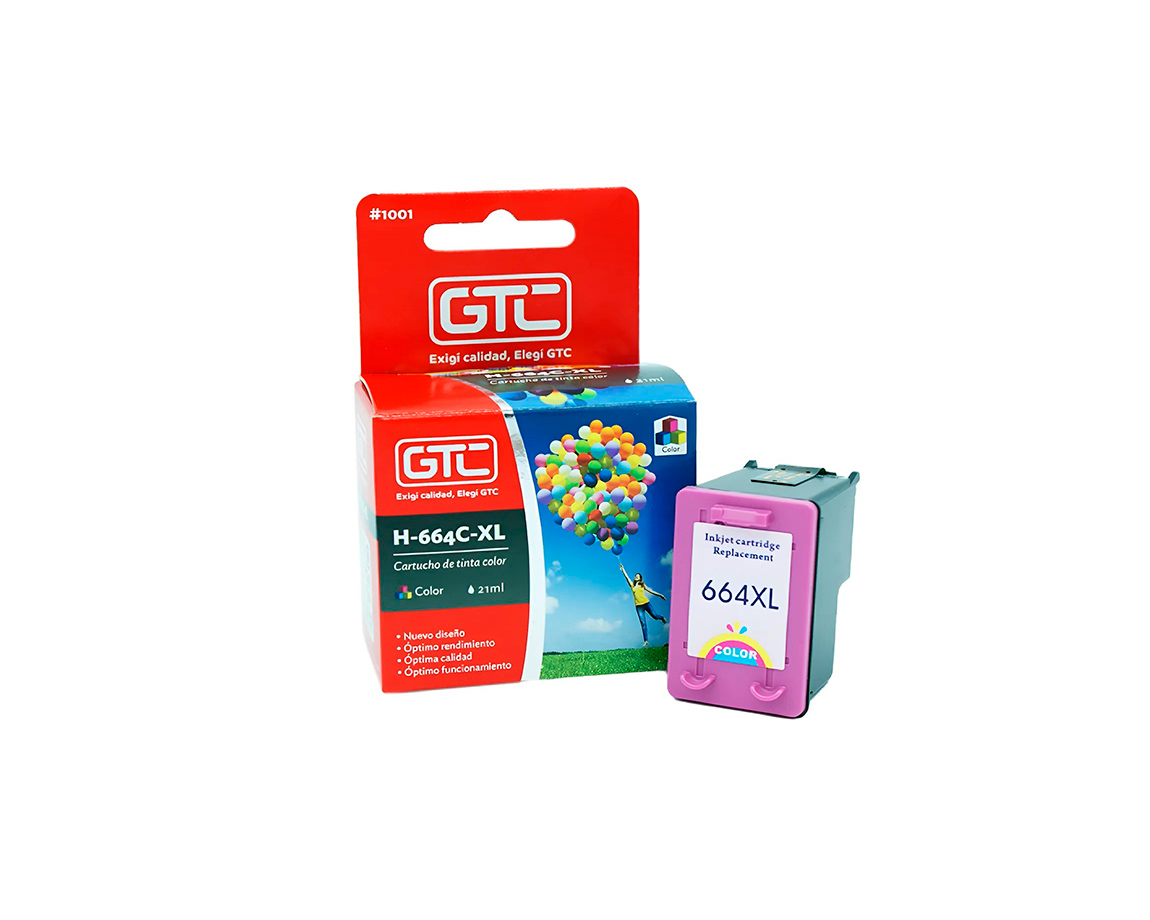 CARTUCHO GTC HP  664C XL COLOR 1115/1118