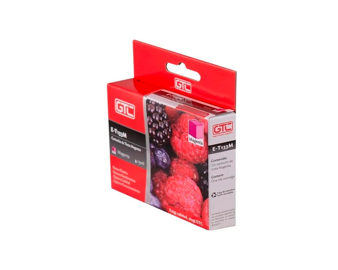 CARTUCHO GTC T133 EPSON MAGENTA TX125