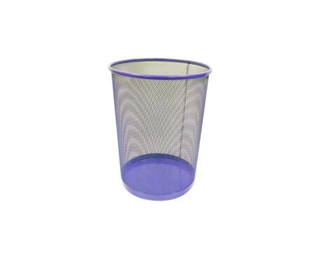 CESTO PAPELERO TALBOT METAL CALADO VIOLETA
