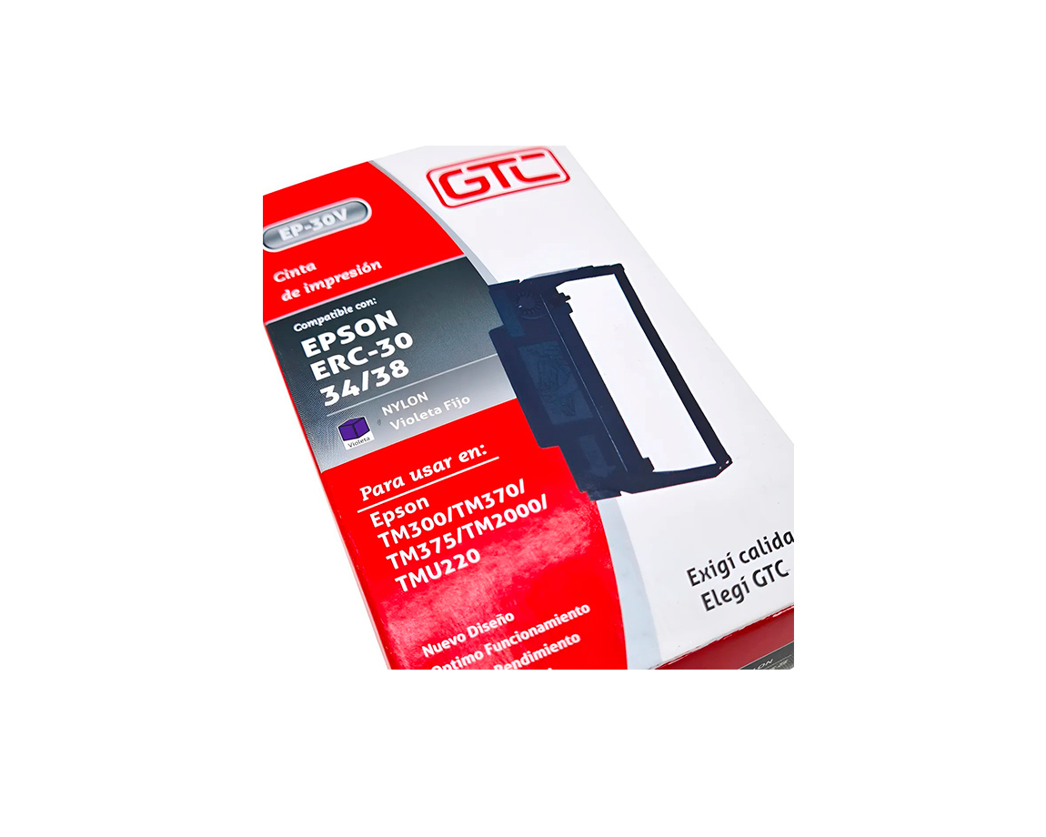 CINTA MAQ GTC EPSON ERC-30/34/38 NYLON VIOLETA