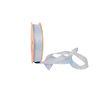 CINTA RASO ARISTE Nro 2  12mm x10 MTS CELESTE DOBLE FAZ