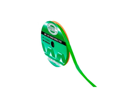 CINTA RASO ARISTE Nro 1  7mm x10 MTS VERDE OSC. DOBLE FAZ