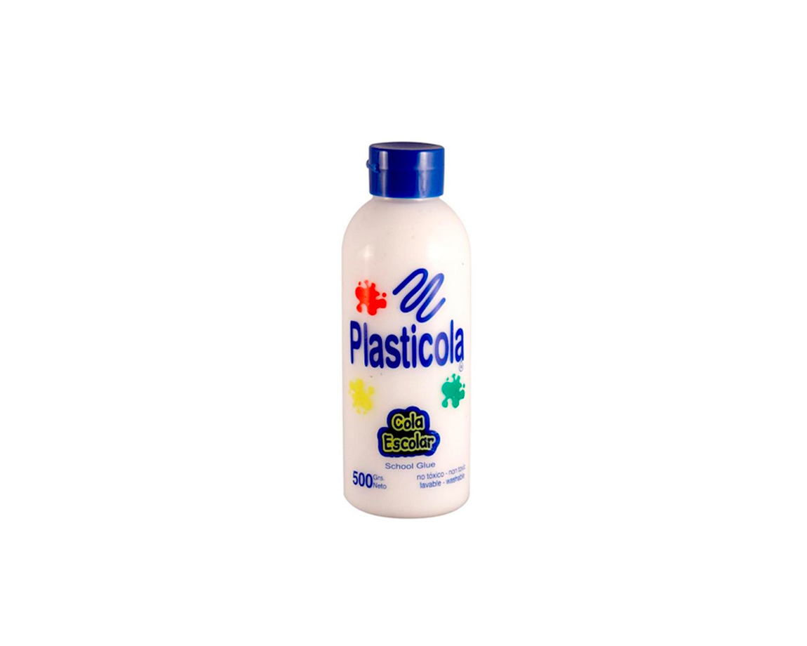 COLAS VINILICAS PLASTICOLA x 500 G. LAVABLE