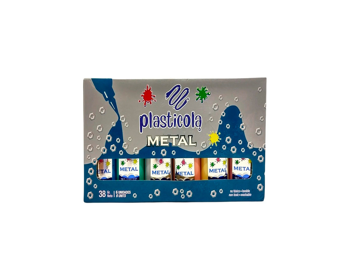 COLAS VINILICAS PLASTICOLA x40 G. 6 unid METAL