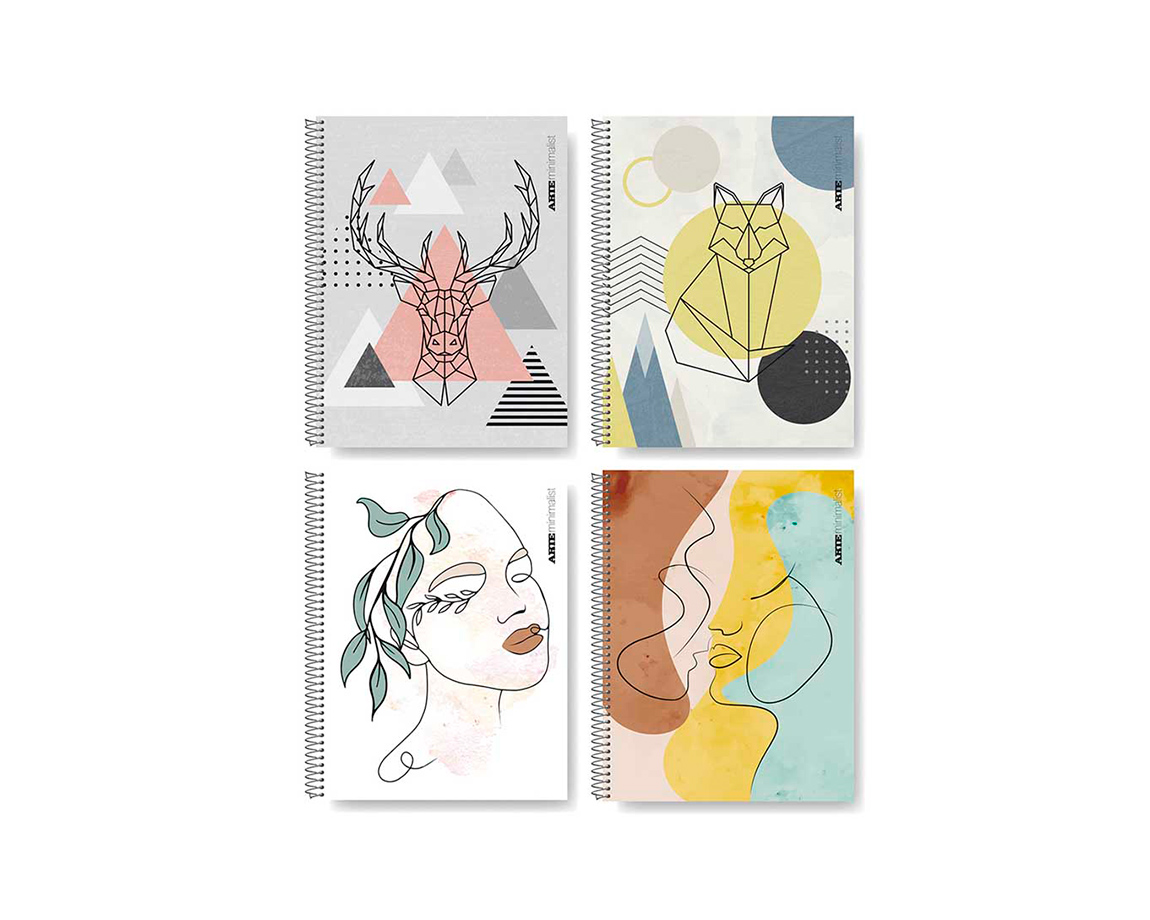 CUADERNO ARTE 29.7 MINIMALIST x 80 H LISO