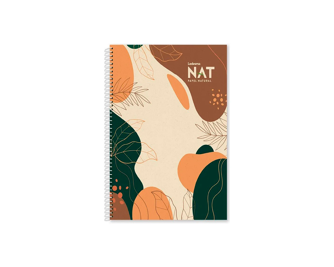 CUADERNO LEDESMA NAT 21x27 SEMIRRIGIDA 80 H #