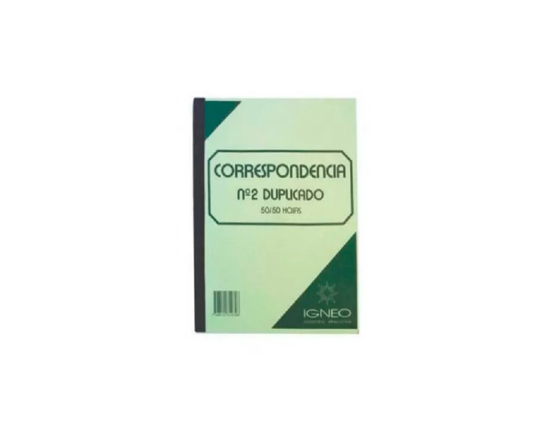 CUADERNO IGNEO CORRESP. DUPLICADO Nro 2